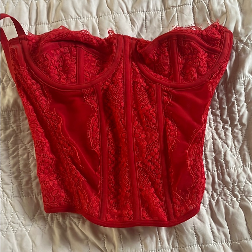 Red Corset Top